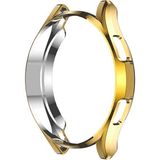Microcase Samsung Galaxy Watch 4 Classic 46mm Önü Açık Tasarım Silikon Kılıf - Gold