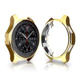 Microcase Samsung Galaxy Watch 46 mm Önü Açık Tasarım Silikon Kılıf - Gold