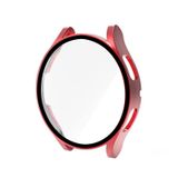 Microcase Samsung Galaxy Watch 5 40 mm Önü Kapalı Tasarım Silikon Kılıf - AL3173-Kırmızı