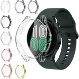 Microcase Samsung Galaxy Watch 5 40 mm Önü Kapalı Tasarım Silikon Kılıf - AL3173 (Siyah)