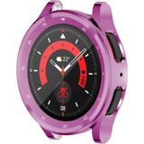 Microcase Samsung Galaxy Watch 5 Pro 45mm Önü Kapalı Silikon Kılıf AL3173 (Mor)