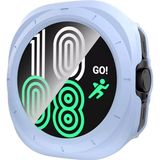 Microcase Samsung Galaxy Watch 7 Ultra Ekran Korumalı Sert Rubber Kılıf - AL3173 - Açık Mavi