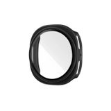 Microcase Samsung Galaxy Watch 8 40mm için Ekran Korumalı Sert Rubber Kılıf - AL3173 (Bej)