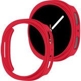 Microcase Samsung Galaxy Watch 8 40mm Önü Açık Tasarım Rubber Silikon Kılıf - AL3172 (Kırmızı)