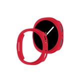 Microcase Samsung Galaxy Watch 8 40mm Önü Açık Tasarım Rubber Silikon Kılıf - AL3172 (Siyah)