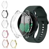 Microcase Samsung Galaxy Watch4 40mm Önü Kapalı Tasarım Silikon Kılıf (Pembe)