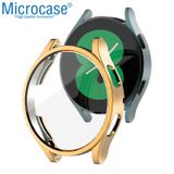 Microcase Samsung Galaxy Watch4 40mm Önü Kapalı Tasarım Silikon Kılıf - Rose Gold