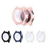 Microcase Samsung Galaxy Watch5 Pro 45mm Ekran Korumalı Sert Rubber Kılıf - AL3173 (Beyaz)
