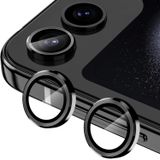 Microcase Samsung Galaxy Z Flip 6 Kamera Camı Lens Koruyucu Halka Set - AL8114 (Siyah)