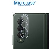 Microcase Samsung Galaxy Z Fold 3 Kamera Camı Lens Koruyucu Tempered Glass