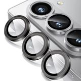Microcase Samsung Galaxy Z Fold 6 Kamera Camı Lens Koruyucu Halka Set - AL8114 (Siyah)