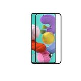 Microcase Samsung M31s Tam Kaplayan Çerçeveli Tempered Ekran Koruyucu - Siyah