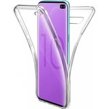 Microcase Samsung S10 Plus 360 Tpu Serisi Ön Arka Full Cover Şeffaf Kılıf