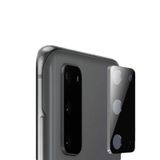 Microcase Samsung S20 Kamera Camı Lens Koruyucu Glass Metal Çerçeveli - Siyah