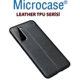 Microcase Samsung S21 Leather Tpu Silikon Kılıf - Siyah