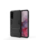 Microcase Samsung S21 Plus Alfa Armor Standlı Perfect Koruma Kılıf Siyah