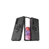 Microcase Samsung S21 Plus Batman Serisi Yüzük Standlı Armor Kılıf - Siyah