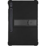 Microcase Samsung Tab S7 Plus T970 Tablet Standlı Silikon Kılıf - Siyah