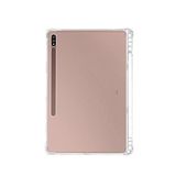 Microcase Samsung Tab S8+ Plus T800 Kalem Koymalı Silikon Kılıf - Şeffaf