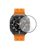 Microcase Samsung Watch Ultra Tam Kaplayan Kavisli Ekran Koruyucu 3D Pet Film - Siyah AL3385