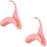 Microcase Sert ABS Plastik Portatif Mini Dolap İçi Çanta Askısı 2 Adet - AL5016 (PEMBE)