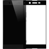 Microcase Sony Xperia XA1 Siyah Çerçeveli Tempered Cam Ekran Koruyucu