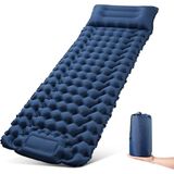 Microcase Su Geçirmez Pompasız Ayakla Şişen Tek Kişilik Katlanabilir Şişme Outdoor Kamp Yatağı AL4525