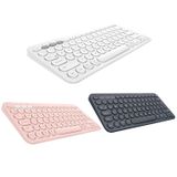 Microcase Tablet Telefon Bilgisayar için Yuvarlak Tuşlu Türkçe Q Bluetooth Kablosuz Klavye Android iOS Windows Uyumlu - AL3048 (Siyah)
