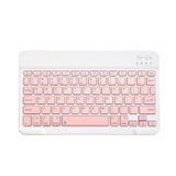 Microcase Tablet Ve Telefonlar İçin Bluetooth Klavye Şarjlı Kablosuz - Al2671 Pembe