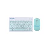 Microcase Tablet ve Telefonlar Için Bluetooth Klavye ve Mouse Set - AL3476 - Mavi
