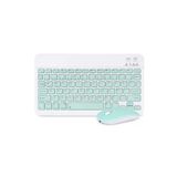 Microcase Tablet ve Telefonlar Için Bluetooth Klavye ve Mouse Set - AL3476 Su Yeşili