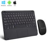 Microcase Tablet Ve Telefonlar İçin Bluetooth Touchpad Klavye Ve Mouse Set Siyah- Al5397 Siyah