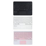 Microcase Tablet ve Telefonlar Için Şarjlı Touchpadli Türkçe Bluetooth Klavye - AL2724 - Pembe