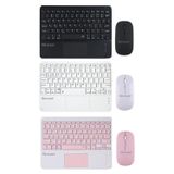 Microcase Tablet ve Telefonlar için Türkçe Q Bluetooth Touchpad Klavye ve Mouse Set - AL3560 (Siyah)