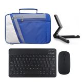 Microcase TCL TAB 10L Gen 4 Tablet Uyumlu Tablet Çanta+Türkçe Bluetooth Klavye +Mouse+ Standı AL4383 Lacivert