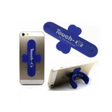 Microcase Touch U Silikon Cep Telefonu & Tablet Standı - Mavi