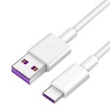 Microcase Type-c 5a Hızlı Şarj Ve Data Usb Kısa Kablo - 25 Cm Beyaz Al2712