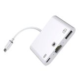 Microcase Type-c To Ethernet Usb Kamera Adaptörü - Beyaz - Al2474