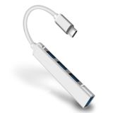 Microcase Type-C To USB 3.0 4 Port Çoklayıcı Hub Aluminyum Slim Kasa - AL3049