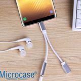 Microcase Type-C USB C 2in1 Şarj Kulaklık Dönüştürücü 3.5 mm Jack Adaptör