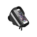 Microcase Universal Su Geçirmez Bisiklet Motosiklet Telefon Tutucu Fermuarlı Çanta - AL2796