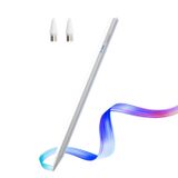 Microcase Universal Telefon Tablet iPad Beyaz Yumuşak Uçlu Stylus Pen Dokunmatik Kalem - AL4332 Beyaz