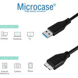 Microcase USB 3.0 Harici HDD Hard Disk Kablosu 150 cm Siyah - AL2614