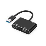 Microcase USB 3.0 HDMI-VGA-AUX Görüntü Aktarıcı Adaptör Çevirici AL4331