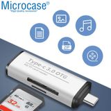 Microcase USB 3.0 Type C Kart Okuyucu 3in1 USB OTG SD TF MicroSD Kart Okuyucu - Model : ADS103