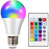 Microcase Uzaktan Kumandalı Renk Değiştiren Rgb LED Ampul 10W 1100 Lümen - AL3591 - Beyaz