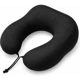 Microcase Visco Ortopedik Memory Foam Nefes Alabilen Kumaş Boyun Destek Minderi AL5521 - Siyah
