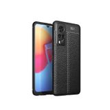 Microcase Vivo Y51 Leather Tpu Silikon Kılıf - Siyah