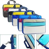 Microcase Vorcom QuartzPro 10.1 inch ile uyumlu Tablet Çanta+Bluetooth Klavye+Mouse+Tablet Standı Siyah-AL4840 (Krem Sarı Lacivert)
