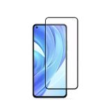 Microcase Xiaomi 11 Lite 5G NE Tam Kaplayan Çerçeveli Tempered Ekran Koruyucu - Siyah